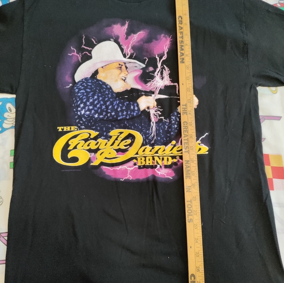 Vintage Y2K 2001 Charlie Daniels band tour T-shirt size large - Picture 6 of 7